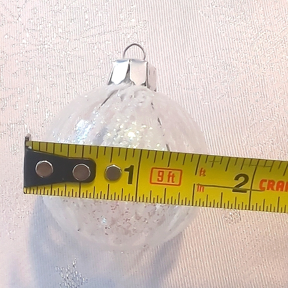 🏷️LAST CHANCE SALE $5 Vintage Romanian Hand Decorated Glass Ornaments Set of 4 - Picture 8 of 8